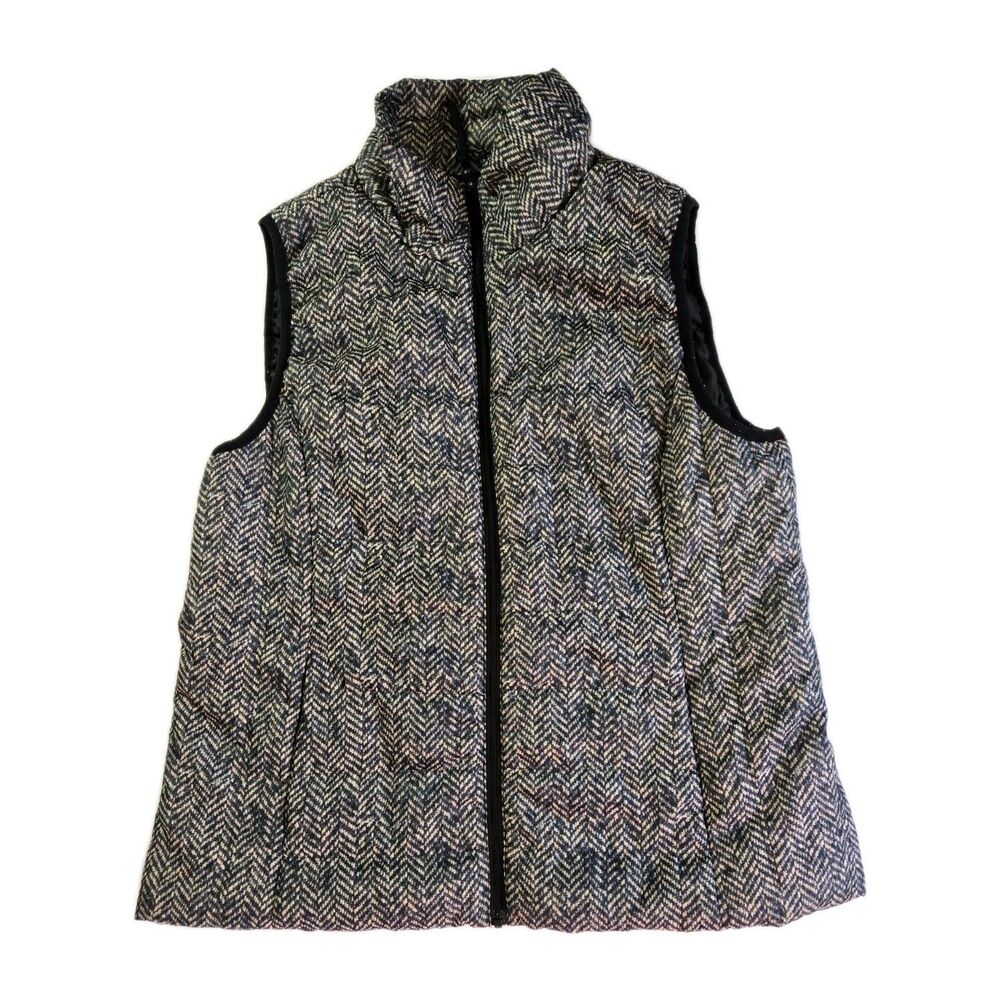 RAFAELLO Sport Women’s Quilted Vest Sz M Zipper Closure Lightweight Puffer